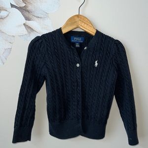 Polo, Ralph, Lauren, cardigan, little girl